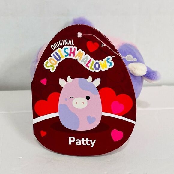 Squishmallows Patty The Cow Clip On 3” NWT - Picture 4 of 4